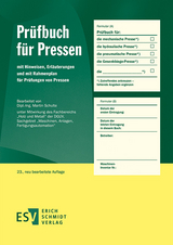 Prüfbuch für Pressen - Schulte, Martin