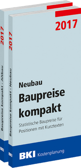 BKI Baupreise kompakt 2017 - Neubau + Altbau - Gesamtpaket - 