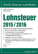 Lohnsteuer 2015 / 2016 - Zaschka, Josef