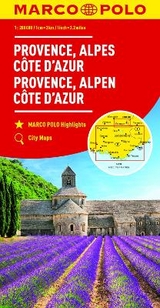 MARCO POLO Karte Frankreich Provence, Côte d'Azur, Rhône-Alpes 1:300 000 - 