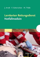 Lernkarten Rettungsdienst - Notfallmedizin - Jörg Arndt, Frank Scheinichen, Matthias Thöle
