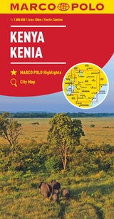 MARCO POLO Kontinentalkarte Kenia 1:1 Mio. - 