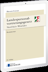 Landespersonalvertretungsgesetz Nordrhein-Westfalen – Digital - Prof. Dr. Martin Havers, Dr. Tom Giesen