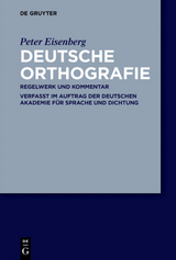 Deutsche Orthografie - Peter Eisenberg