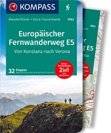 KOMPASS Wanderführer 5962 Europäischer Fernwanderweg E5, Von Konstanz nach Verona - Gerhard Stummvoll, Raphaela Moczynski