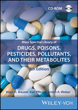 Mass Spectral Library of Drugs, Poisons, Pesticides, Pollutants, and Their Metabolites 5th Edition CDROM/Print - Maurer, Hans H.; Pfleger, Karl; Weber, Armin A.