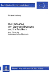 Die Chansons von Georges Brassens und ihr Publikum - Rüdiger Stellberg