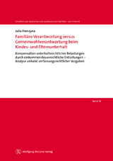 Familiäre Verantwortung versus Gemeinwohlverantwortung beim Kindes- und Elternunterhalt - Julia Prenzyna