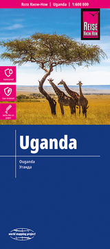 Reise Know-How Landkarte Uganda (1:600.000) - 