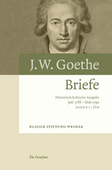 Johann Wolfgang von Goethe: Briefe / Briefe 20. Juni 1788 – Ende 1790 - 