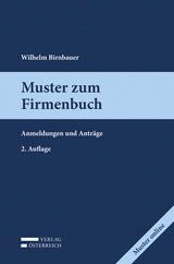 Muster zum Firmenbuch - Birnbauer, Wilhelm