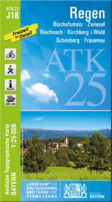 ATK25-J18 Regen (Amtliche Topographische Karte 1:25000) - 