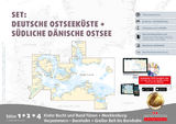 Sportbootkarten Satz 1, 2 und 4 – Set: Deutsche Ostsee und Südliche dänische Ostsee (Ausgabe 2017) - 