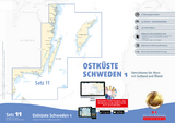 Sportbootkarten Satz 11: Ostküste Schweden 1 (Ausgabe 2017/2018) - 