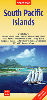 Nelles Map Landkarte South Pacific Islands - 