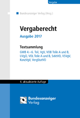 Vergaberecht - Ausgabe 2017 - 