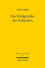 Das Erfolgsrisiko des Verkäufers - Tim Kasper