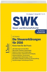 Die Steuererklärungen für 2016 - 