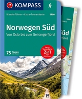 KOMPASS Wanderführer Norwegen Süd, Von Oslo bis zum Geirangerfjord, 75 Touren - Elke Haan