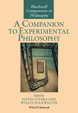 Companion to Experimental Philosophy - 