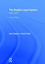 The English Legal System - Kelly, David