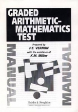 Graded Arithmetic-mathematics Test Specimen Set - Vernon, Philip E.; Miller, Ken