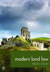 Modern Land Law - Dixon, Martin