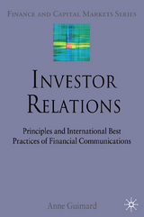 Investor Relations - A. Guimard