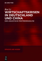Wirtschaftskrisen in Deutschland und China -  Rui Li