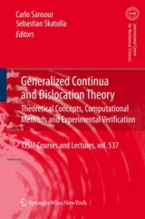 Generalized Continua and Dislocation Theory - 