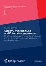 Steuern, Wahrnehmung und Entscheidungsprozesse - Sabine Schmid