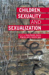 Children, Sexuality and Sexualization -  Jessica Ringrose