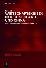 Wirtschaftskrisen in Deutschland und China - Rui Li