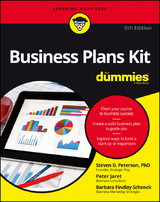 Business Plans Kit For Dummies - Steven D. Peterson, Peter E. Jaret, Barbara Findlay Schenck