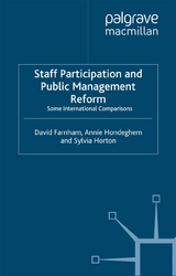 Staff Participation and Public Management Reform - 