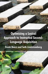 Optimizing a Lexical Approach to Instructed Second Language Acquisition -  F. Boers,  S. Lindstromberg