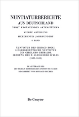 Nuntiatur des Ciriaco Rocci. Außerordentliche Nuntiatur des Girolamo Grimaldi – Sendung des P. Alessandro d’Ales (1633–1634) - 