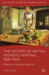 History of British Women's Writing, 1920-1945 - 