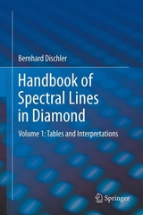 Handbook of Spectral Lines in Diamond - Bernhard Dischler