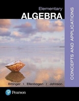 Elementary Algebra - Bittinger, Marvin; Ellenbogen, David; Johnson, Barbara