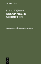 Erzählungen, Theil 1 - E. T. A. Hoffmann