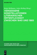 Vergessene Konstellationen literarischer Öffentlichkeit zwischen 1840 und 1885 - 