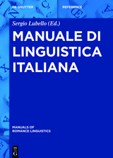 Manuale di linguistica italiana - 