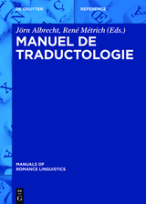 Manuel de traductologie - 