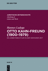Otto Kahn-Freund (1900–1979) - Hannes Ludyga