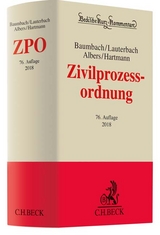 Zivilprozessordnung - Baumbach, Adolf; Lauterbach, Wolfgang; Albers, Jan; Hartmann, Peter