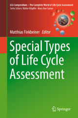 Special Types of Life Cycle Assessment - 