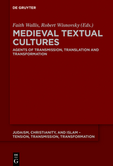 Medieval Textual Cultures - 