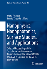 Nanophysics, Nanophotonics, Surface Studies, and Applications - 