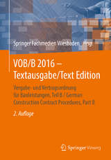 VOB/B 2016 - Textausgabe/Text Edition